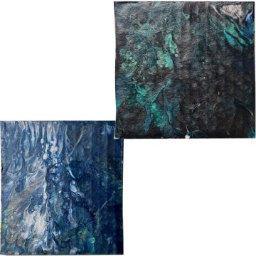 Paint Dipped Cardboard